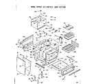 Kenmore 1039387813 body section diagram