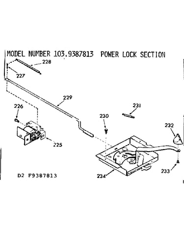 Power lock section