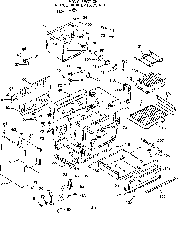 Body section