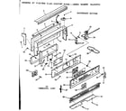 Kenmore 1039387914 backguard section diagram