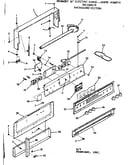 Backguard section