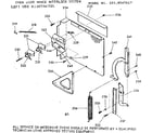 Kenmore 1039547617 oven door hinge interlock system diagram