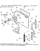 Oven door hinge interlock system
