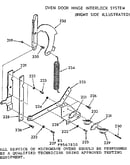 Oven door hinge interlock system