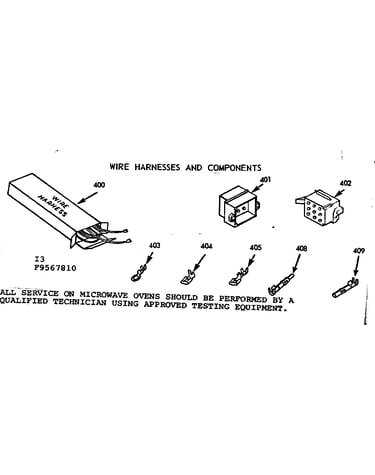 Wire harness and components