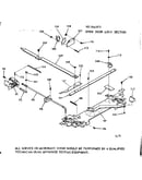 Oven door lock section