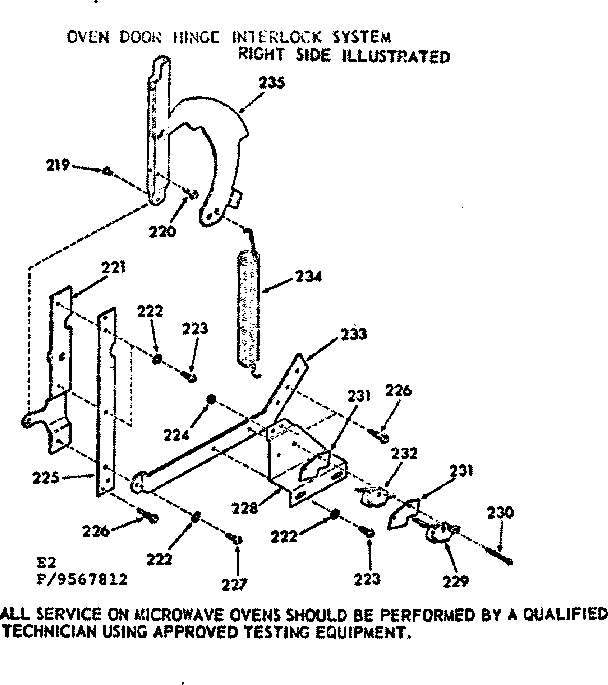 OVEN DOOR HINGE INTERLOCK SYSTEM