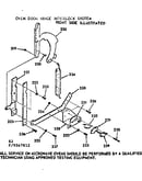 Oven door hinge interlock system