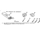 Kenmore 1039567812 wire harnesses and components diagram