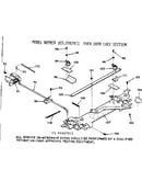 Oven door lock section