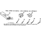 Kenmore 1039587811 wire harnesses and components diagram