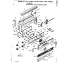 Kenmore 1039647910 backguard section diagram