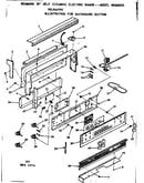 Backguard section