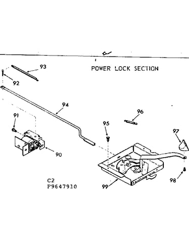 Power lock section