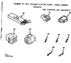 Kenmore 1039647910 wire harness and components diagram