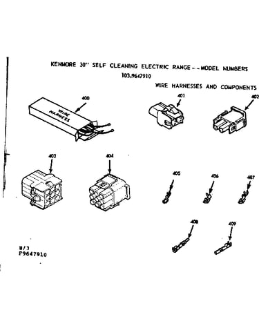 Wire harness and components
