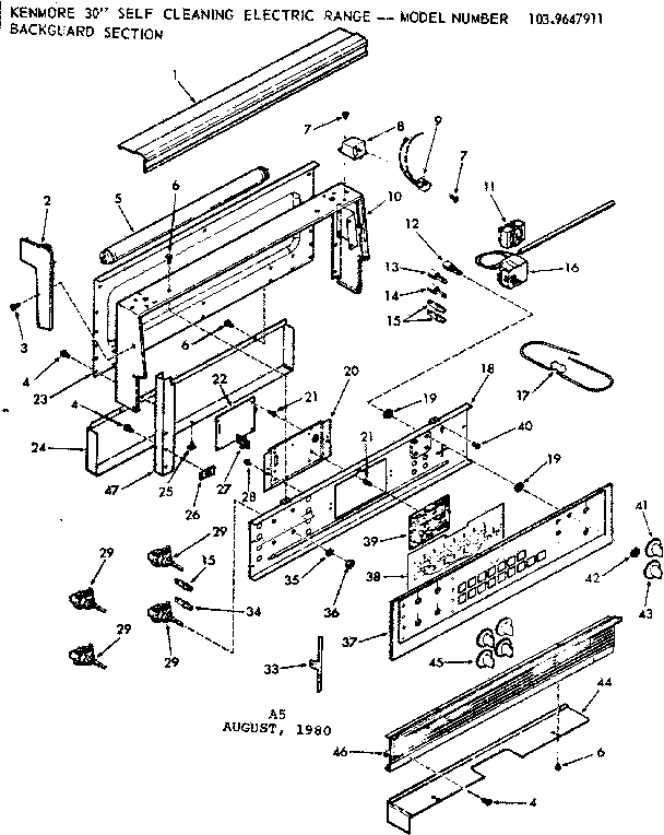 BACKGUARD SECTION