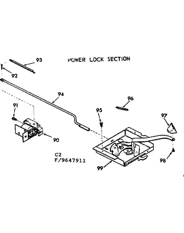Power lock section