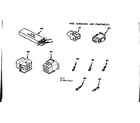 Kenmore 1039647911 wiring harnesses and components diagram