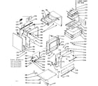 Kenmore 1039737040 lower body section diagram