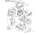 Kenmore 1039747460 lower body section diagram