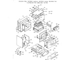 Kenmore 1039747441 lower body section diagram