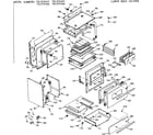 Kenmore 1039747463 lower body section diagram