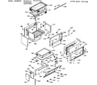 Kenmore 1039747423 upper body section diagram