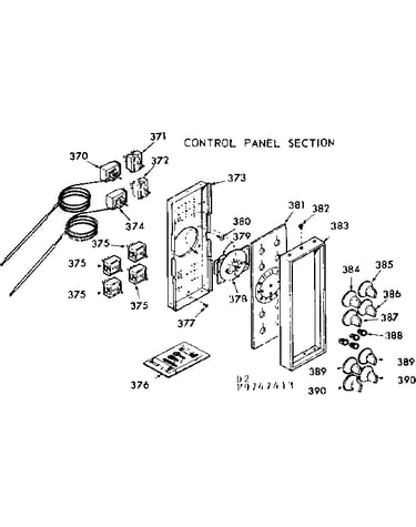 Control panel section