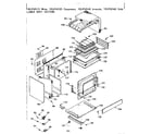 Kenmore 1039767463 lower body section diagram