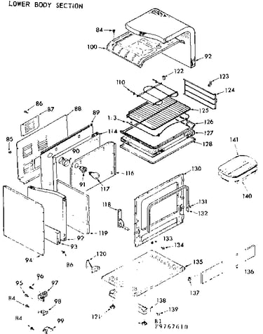 Lower body section