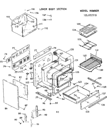 Lower body section
