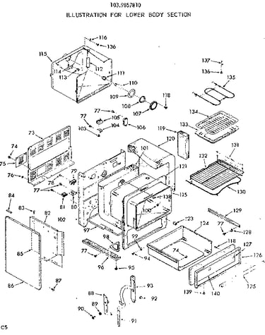 Lower body section