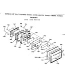 Oven door section