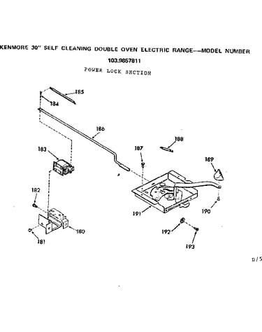 Power lock section
