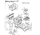 Kenmore 1039858010 lower body section diagram