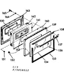 Oven door-lower body