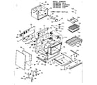 Kenmore 1039867314 lower body section diagram
