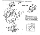 Kenmore 1039867324 upper body section diagram