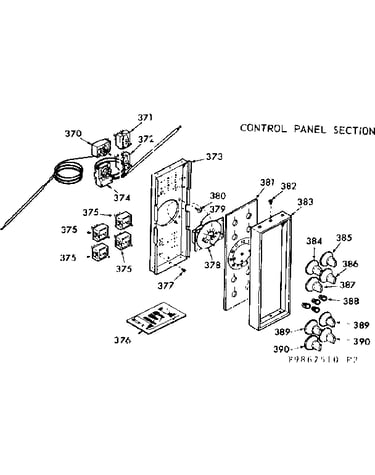 Control panel section
