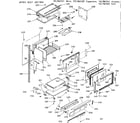 Kenmore 1039867641 upper body section diagram