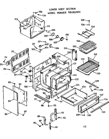 Lower body section