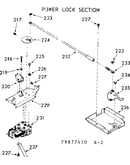 Power lock section
