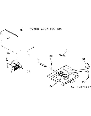 Power lock section