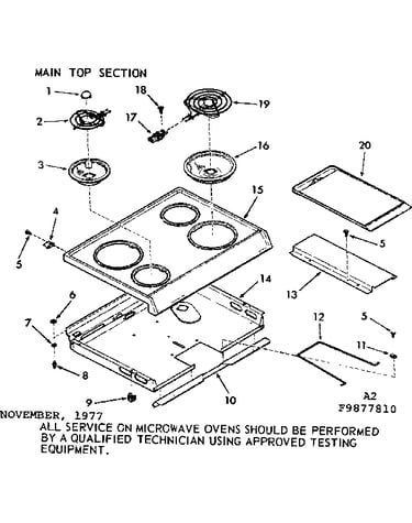 Main top section