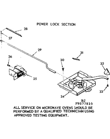 Power lock section