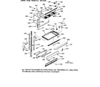 Kenmore 1039877810 upper oven pedestal section diagram