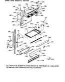 Upper oven pedestal section
