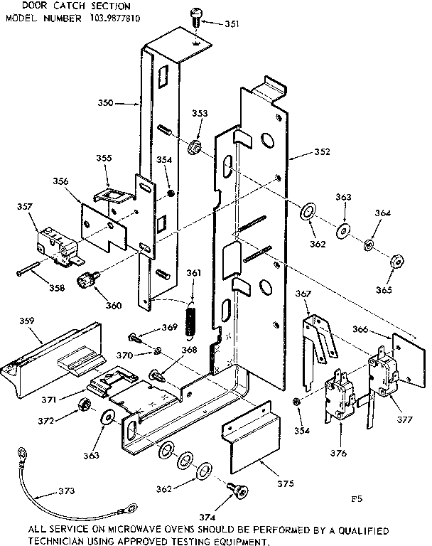 DOOR CATCH SECTION