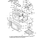 Kenmore 1039877810 microwave oven section diagram